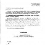 Oficio de respuesta de comunicacion social